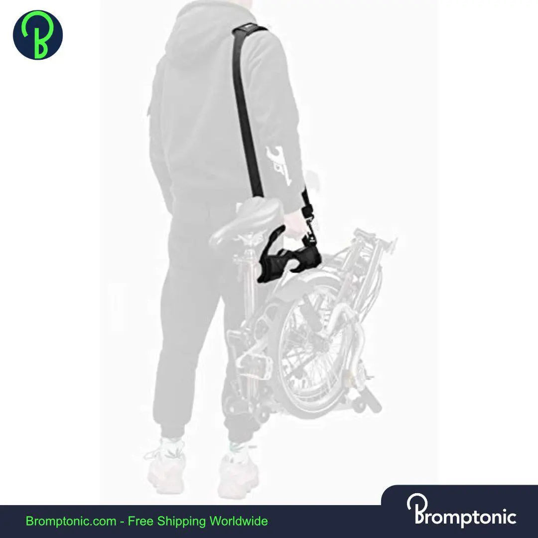 Brompton carry handle & shoulder strap Bromptonic