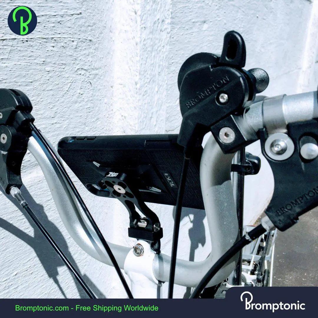 Brompton iPhone mount fits with any smart phone Bromptonic