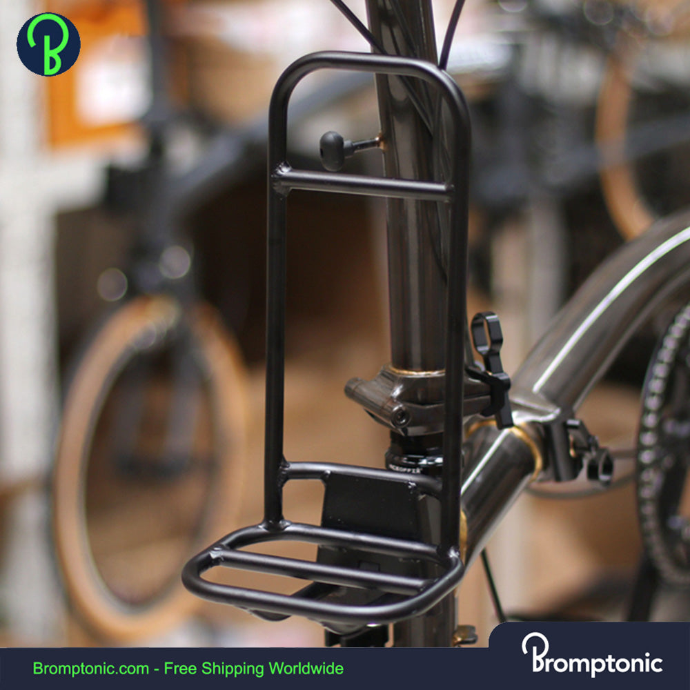 ブロンプトン折りたたみ自転車ラック - フロント＆リアラック - Bromptonic