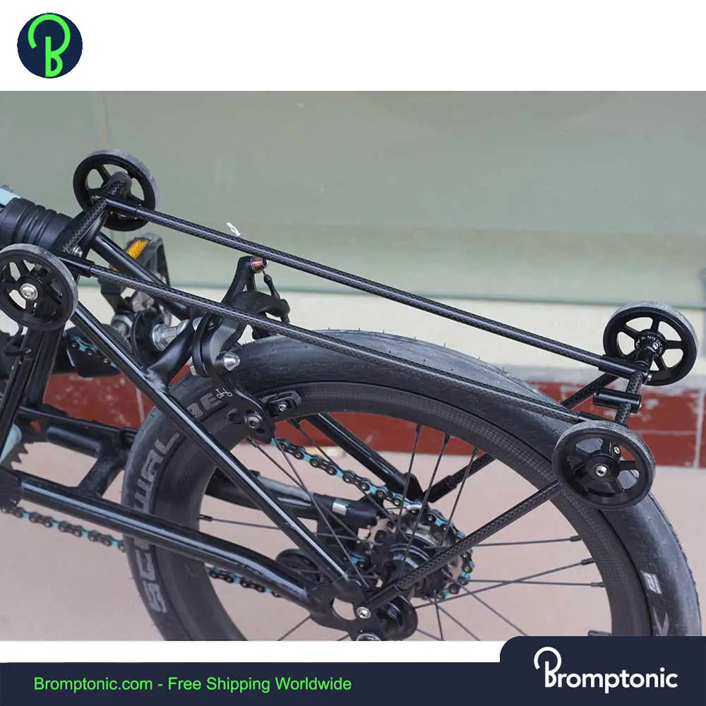 Ultraleichter Kohlenstoff Mini Gepäckträger für Brompton