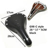 Vintage Retro Leather Seat For Brompton Bromptonic