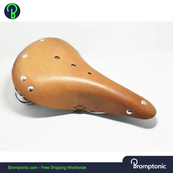 Vintage leather on sale bicycle saddle